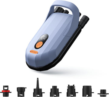 Airbank Whale Shark Pro SUP Pump – 7800mAh, 20PSI, Auto-Off