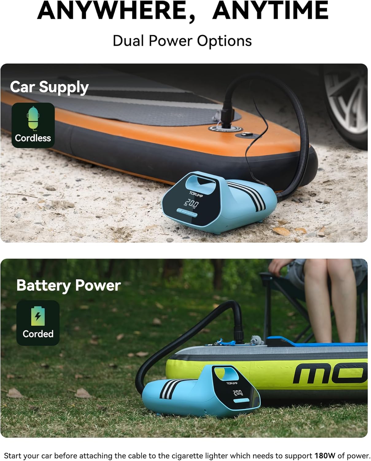 Topump TPS300 Electric Rechargeable SUP Pump